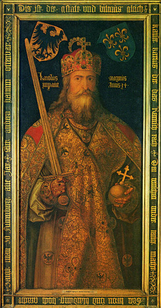 Portrait de Charlemagne par le peintre Albrecht Dürer.