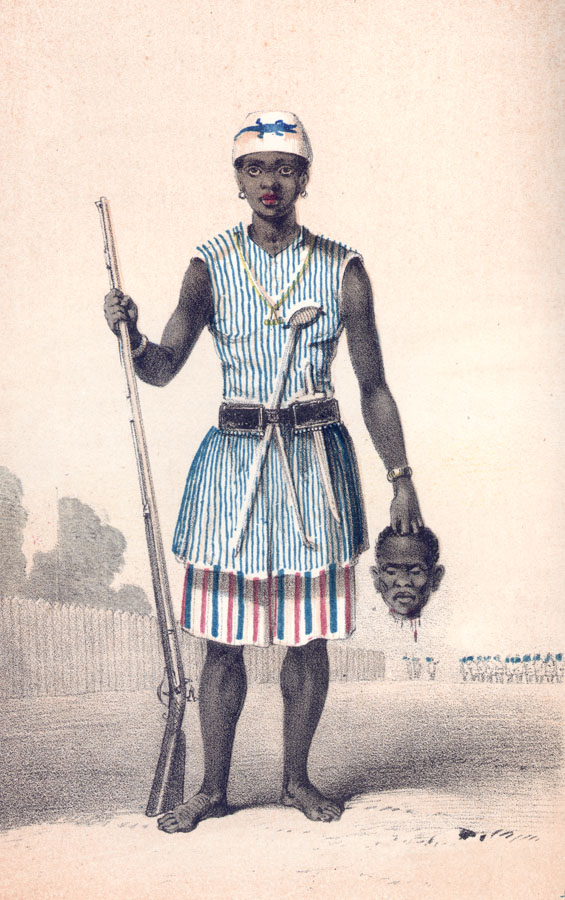 Seh-Dong-Hong-Beh, guerrière du Dahomey, chasseuse d'esclaves