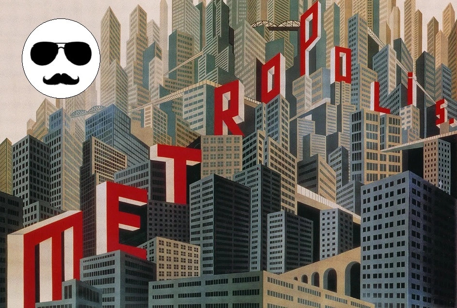 Metropolis de Fritz Lang, vision d'une ville de demain.