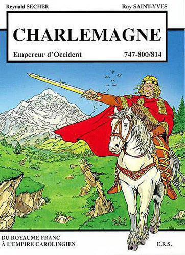 Charlemagne, dans une vieille édition, avec sa moustache.