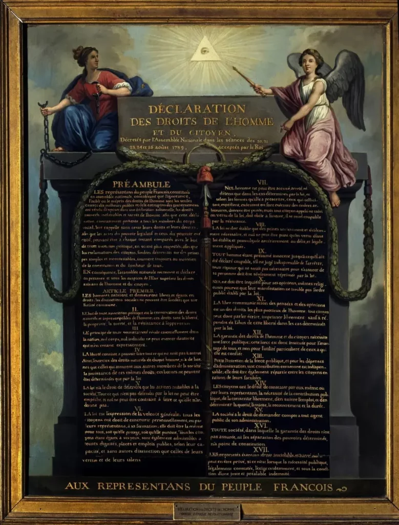 Déclaration des Droits de l'Homme et du Citoyen - 1789