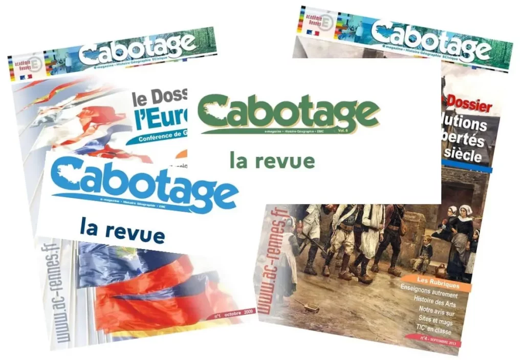 Une recension des revues Cabotage de l'académie de Rennes en Histoire et Géographie.