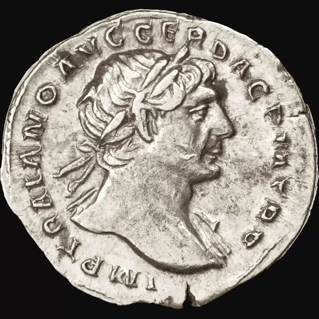 Monnaie de l'empereur Trajan (115).