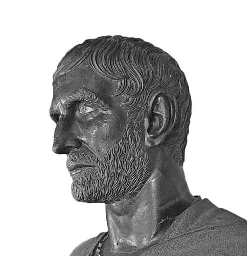 Buste attribué à Brutus, un des fondateurs de la République romaine.
