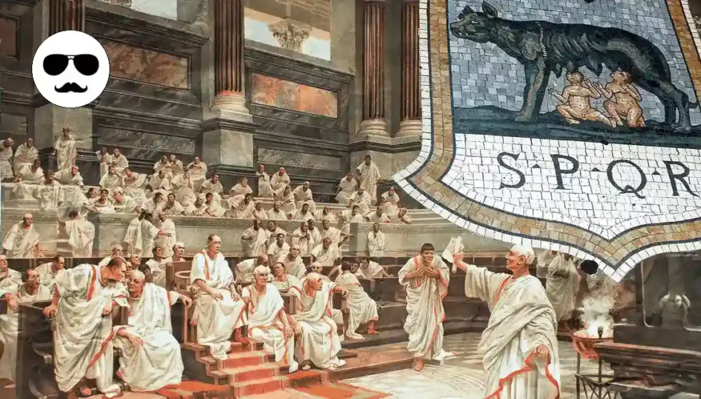 Le fonctionnement de la République romaine en 6ème.